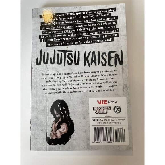 Jujutsu Kaisen Vol 9 Manga – English Shōnen Fantasy Graphic Novel Series - Picture 2 of 2
